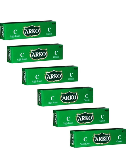 Arko Nem Klasik Yağlı Krem 20 cc 6 Adet