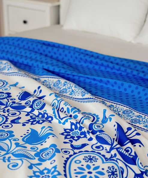 Cotton Collection Çift Kişilik Pike Tulip - 3