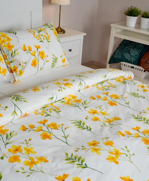 Cotton Collection Tek Kişilik Nevresim Seti Daisy - 4