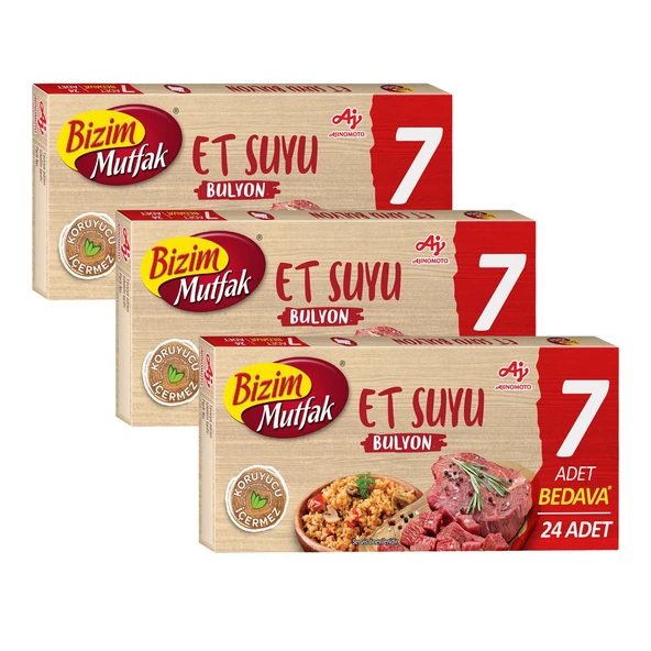Bizim Mutfak Bulyon Et Suyu 24'lü 240 gr x 3 Adet ürün görseli 1