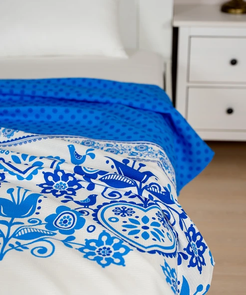 Cotton Collection Çift Kişilik Pike Tulip - 4