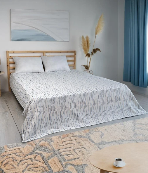 Cotton Collection Tek Kişilik Pike Stripe