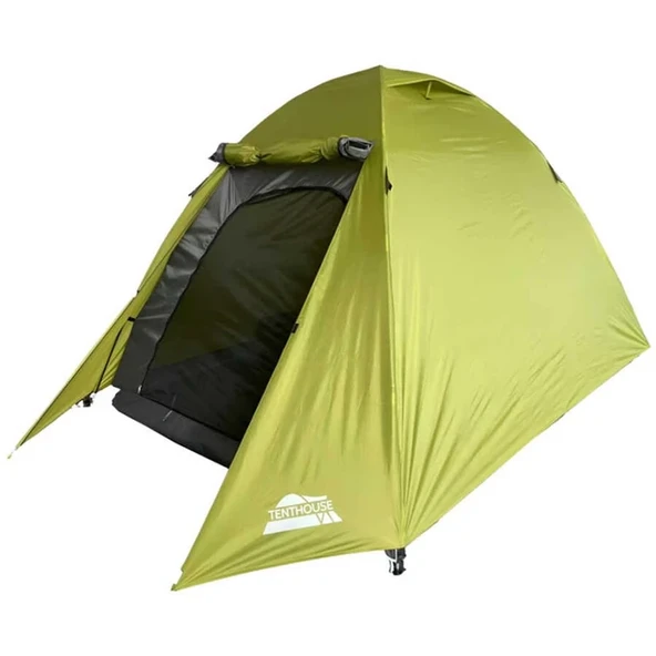 Tenthouse High Peak 4 Kişilik Çift Kat Yüksek Çadır 220*260*180cm [Yeşil] - 6