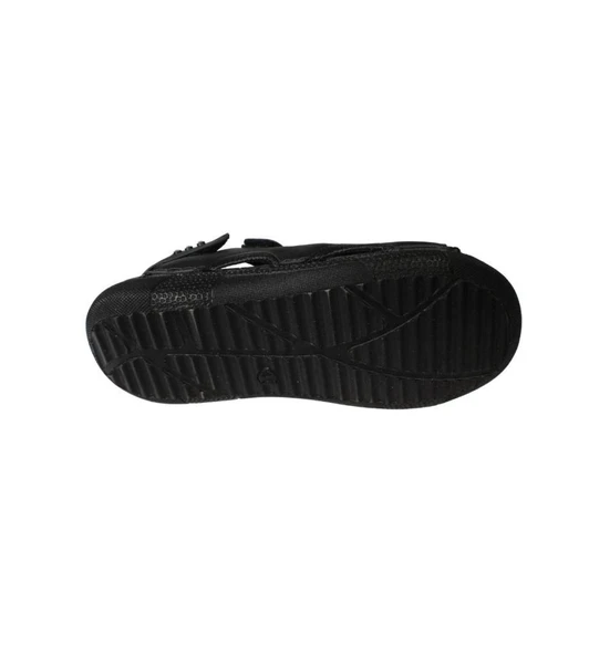 YAZKIŞ ErkekSiyah Cırtlı Sandalet - 5