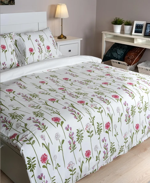 Cotton Collection Tek Kişilik Nevresim Seti Fleur - 2