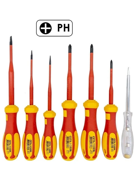 Ceta G99-701S 7 Parça C-PLUS Slimline 1000V Tornavida Takımı - Düz/PH ürün görseli