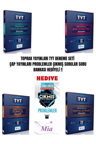 TOPRAK YAYINLARI TYT DENEME SET ürün görseli