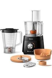 Philips Hr7510 / 11 Viva Compact Siyah Mutfak Robotu - Resim 2