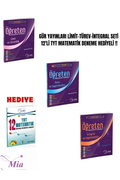 GÜR YAYINLARI LİMİT TÜREV İNTEGRAL SET - 1