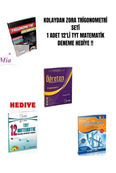 GÜR YAYINLARI TRİGONOMETRİ KARMA SETİ - 1