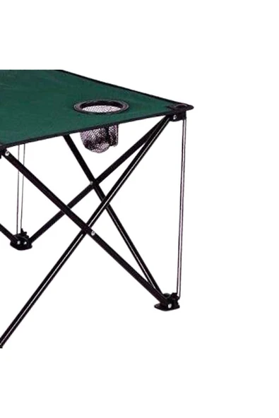 Katlanır Kamp Masası 47 Cm Yeşil - 2