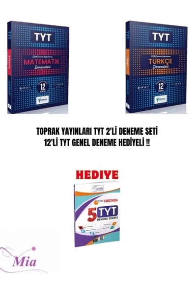 TOPRAK YAYINLARI TYT 2'Lİ DENEME SET - 1