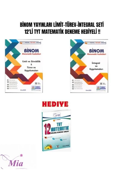 BİNOM LİMİT TÜREV İNTEGRAL SET - 1