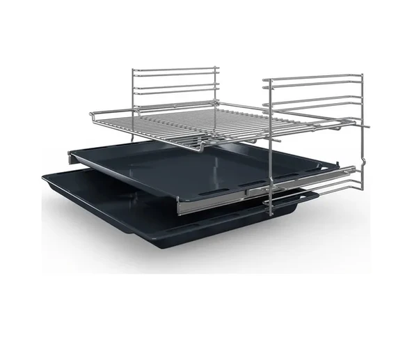 Bosch HXR391H51T 66 L Gazlı Elektrikli Solo Fırın Inox - Resim 5