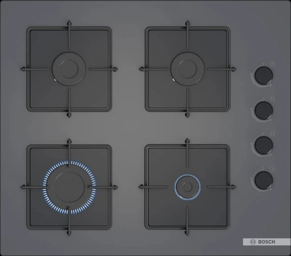 Bosch Hbf512bh1t-pop6c9p30o-dwk64pj70t Ankastre Gri 3 Lü Set 312 - Resim 2