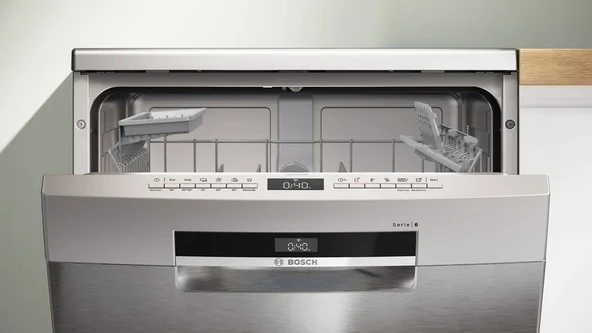 Bosch SMS6EKI63T 6 Programlı 13 Kişilik Bulaşık Makinesi Inox - Resim 3