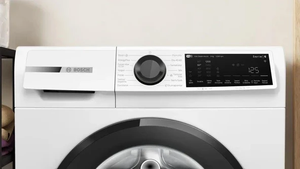 Bosch WGK242Z0TR 9 KG 1200 Devir Çamaşır Makinesi Beyaz - Resim 2