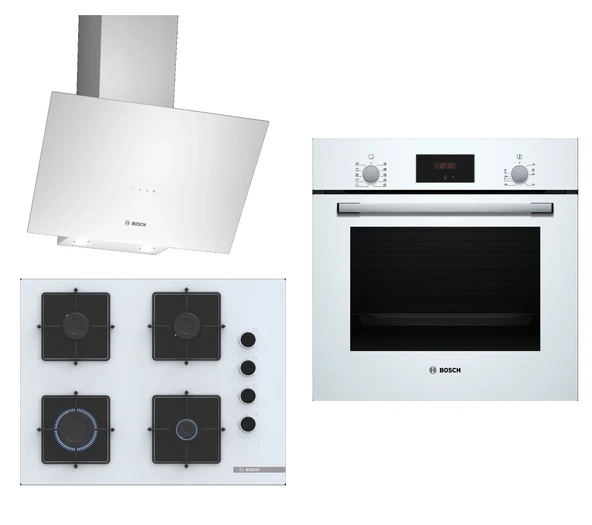 Bosch HBF512BW1T - POP7C2P30O - DWK64PJ20T Ankastre Set ürün görseli