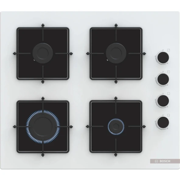 Bosch HBF512BW1T - POP6C2P30O - DWK66PJ20T 3'lü Beyaz Ankastre Set 279 - Resim 3