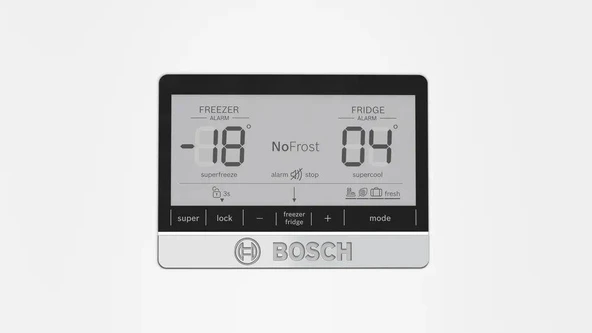 Bosch KDN86AWE1N Üstten Donduruculu No Frost Buzdolabı Beyaz - Resim 4