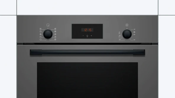 Bosch HBF512BH1T 66 LT Ankastre Fırın - Resim 2