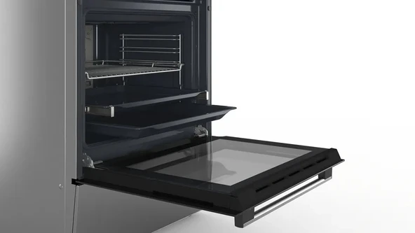 Bosch HXR391H51T 66 L Gazlı Elektrikli Solo Fırın Inox - Resim 4