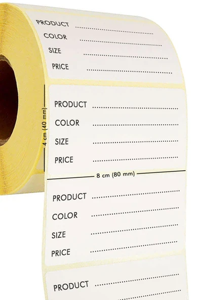 200'lü Kendinden Yapışkanlı Depo, Koli ve Raf Not Etiketi - Resim 2