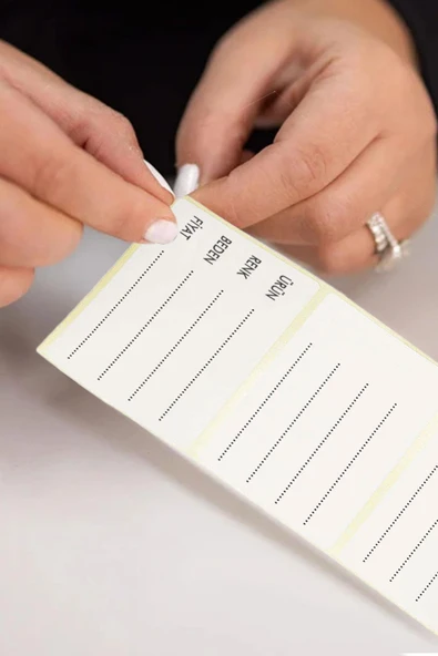 200'lü Kendinden Yapışkanlı Fiyatlandırma ve Stoklama Etiketi - Resim 4