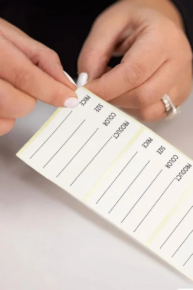 200'lü Kendinden Yapışkanlı Depo, Koli ve Raf Not Etiketi - Resim 4