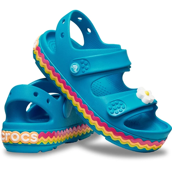 Crocs Crocband Cruiser RicRacSandalK Çocuk Terlik CR211028-4WG - Resim 6