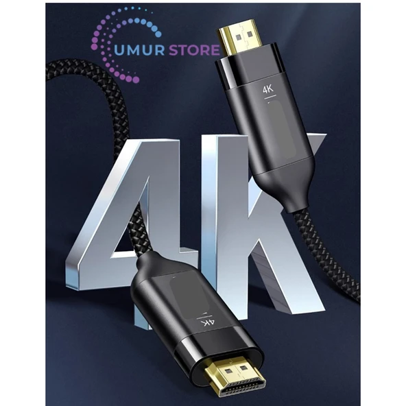 4K 60Hz Örgü HDMI 2.0 Kablosu - 2m - 5