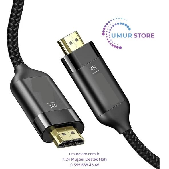4K 60Hz Örgü HDMI 2.0 Kablosu - 2m