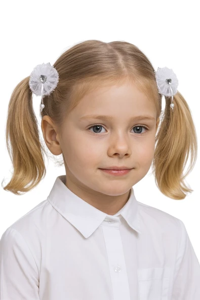 Tüllü Okul Tokası 2li