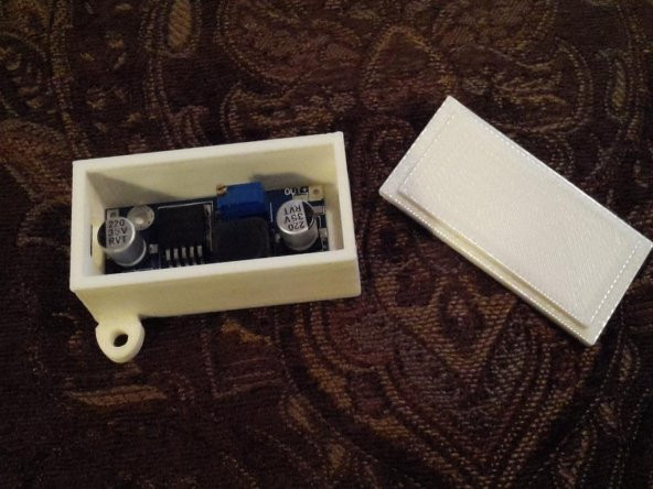Lm2596 Voltaj Regülatörü Montaj Kutusu / Kapak. Plastik Aparat - 1