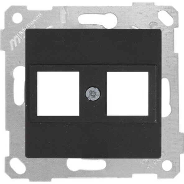 RİTA SİYAH DATA PRİZİ 2*RJ45 (KON.SÜZ) (MKZ) - 3