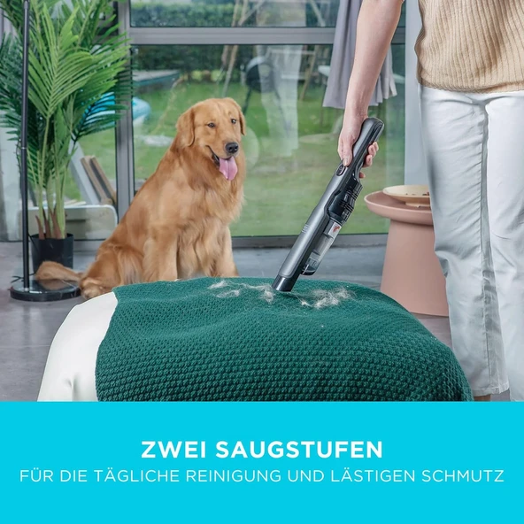 Black  Decker DVC320B21-QW 12V 2.0Ah Dustbuster Slim El Süpürgesi,Siyah - Resim 9