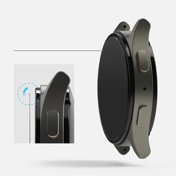 Samsung Galaxy Watch 8 Classic Uyumlu 3 Adet Şeffaf Ekran koruyucu Nano Jelatin - Resim 6