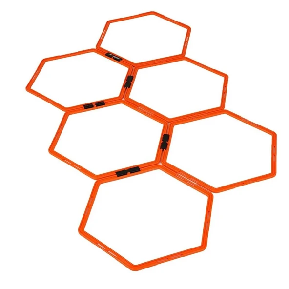 6'lı Altıgen Hız Ve Çeviklik Antreman Halkası Egzersiz Seti - 2