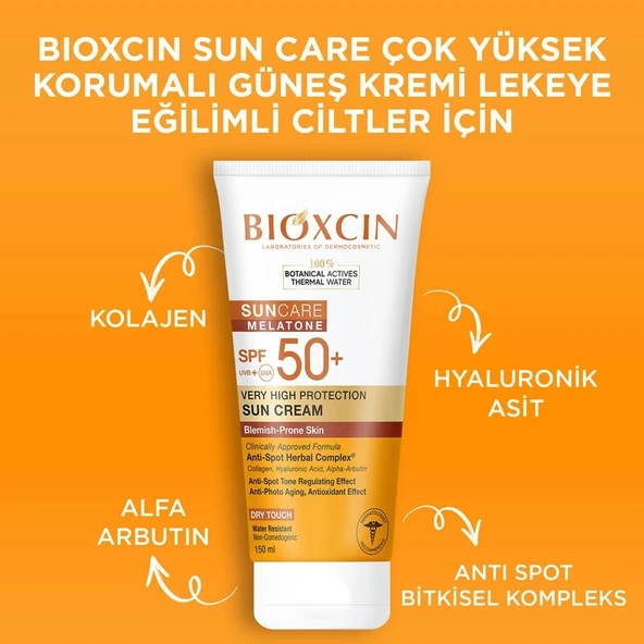 Bioxcin Sun Care Lekeli Ciltler için Güneş Kremi SPF 50+ 150 ml - 3
