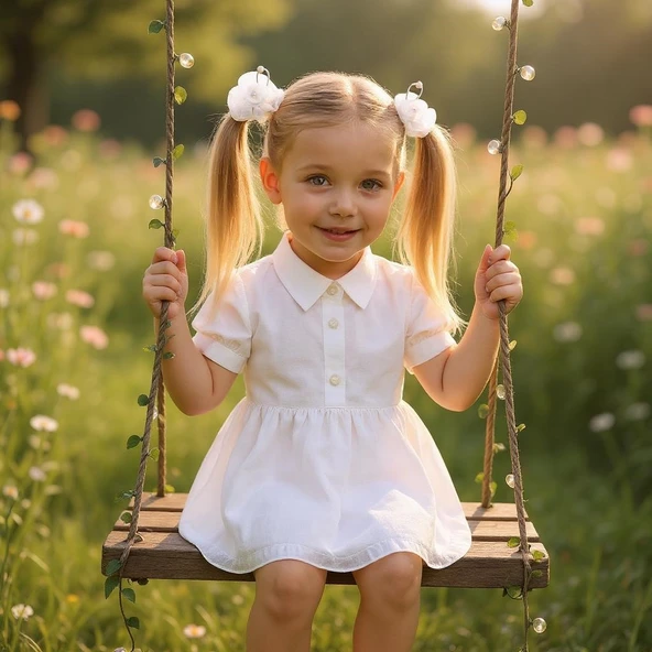 Dantelli Tüllü Okul Tokası 2li - 2