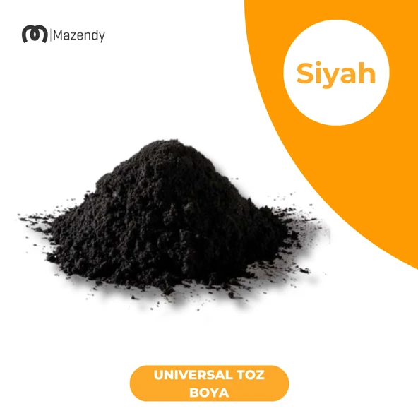 1 Kg Universal Toz Boya Siyah - 1