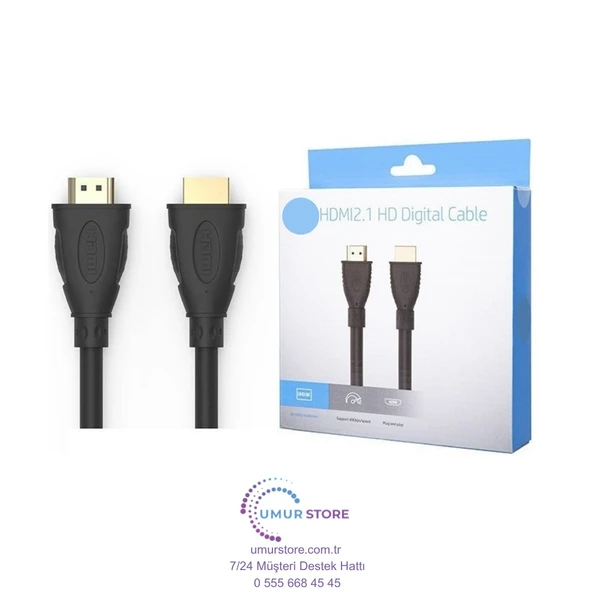 DHC-HD02 HDMI 2.1 48 Gpbs 8K(7680 x 4320) 3m Kablo - Resim 2