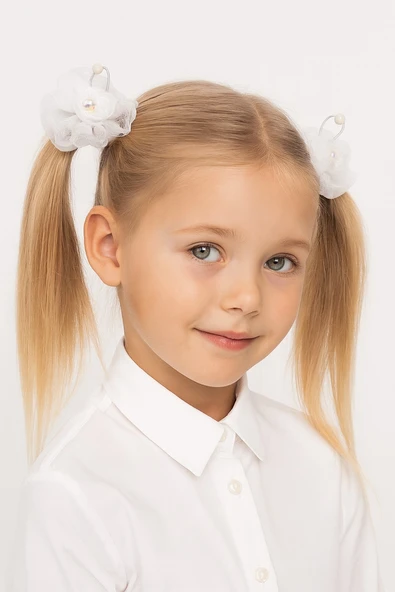 Dantelli Tüllü Okul Tokası 2li