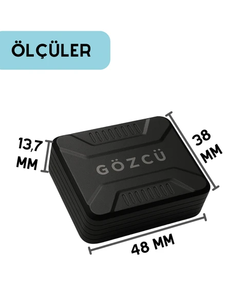 Gözcü Mobil Ultra Ios Android Uyumlu Airtag Anlık Geçmişe Dönük Konum 30 Ay Pil Ömrü Gps Araç Motor Çocuk Akıllı Gizli Takip Cihazı (5-10 Dakika Aralıklı Sinyal Alır) - 7