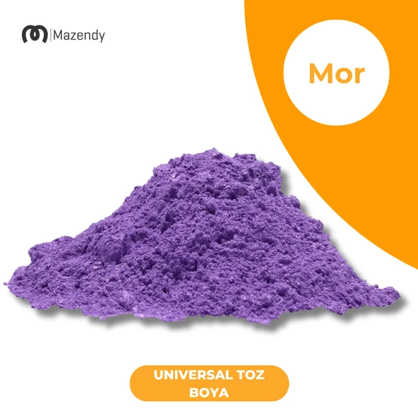 1 Kg Universal Toz Boya Mor - 1
