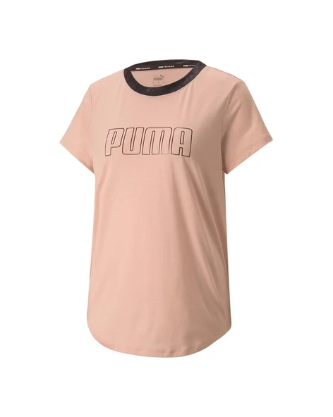 Puma Safari Glam Ss Tee Women's Running T-Shirt rose quartz - Resim 2