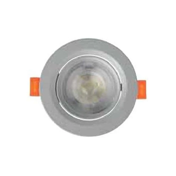 HOROZ NORA-5W GÜNIŞIĞI LED PANEL (GÜMÜŞ KASA) - 2