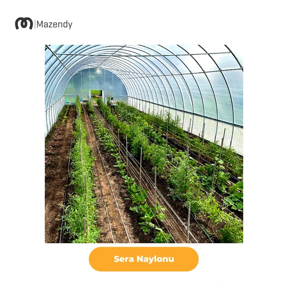 Sera Naylonu 3x3m 140 Mikron UV+EVA Katkılı Şeffaf Sera Örtüsü – Şeffaf dokusu ile bitkilerinize maksimum ışık geçişi sunar. - 9
