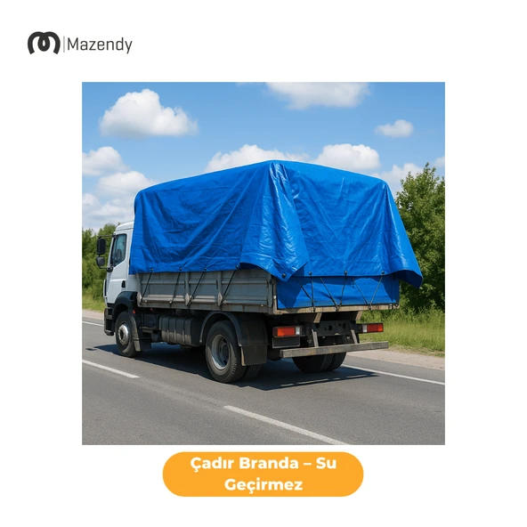 12x26 Metre Çadır Branda Su Geçirmez Gölgelik Branda - 8