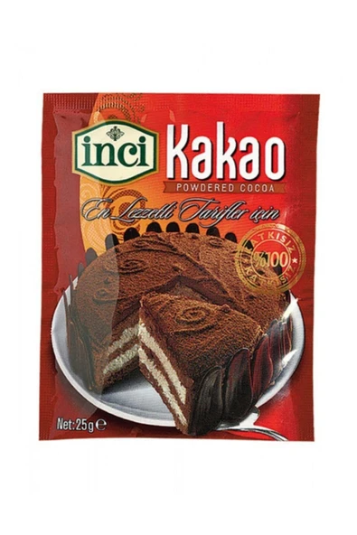 İnci Baharat - Kakao 25 Gr. 12 Adet (1 Koli) - 1